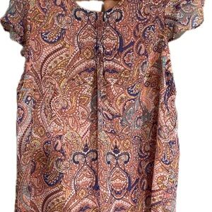Paisley Print Women's Top